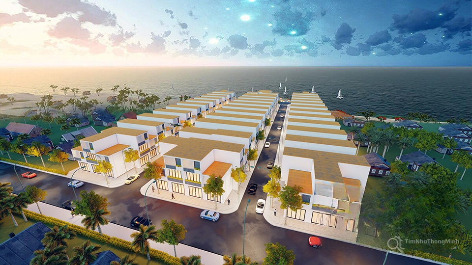 Phối cảnh tổng thể dự án Sunny Beach Hồ Tràm