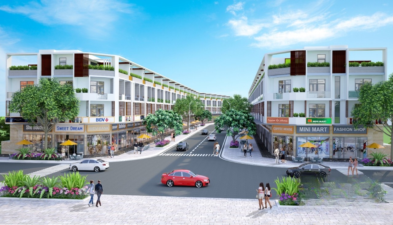 Phối cảnh tổng thể dự án Tân An Residence tại Tân An, Thủ Dầu Một, tỉnh Bình Dương