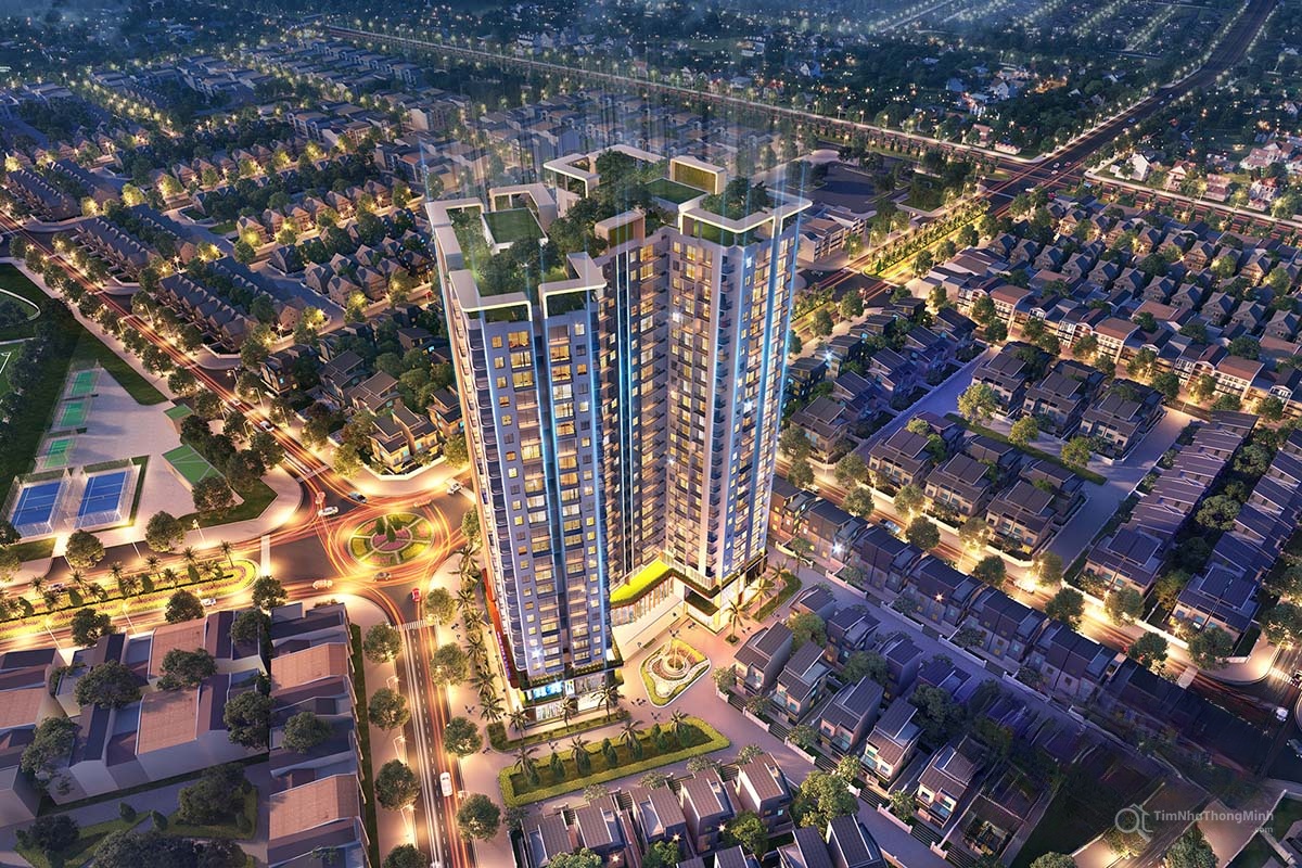 Phối cảnh tổng thể dự án Tecco Center Point Thanh Hóa