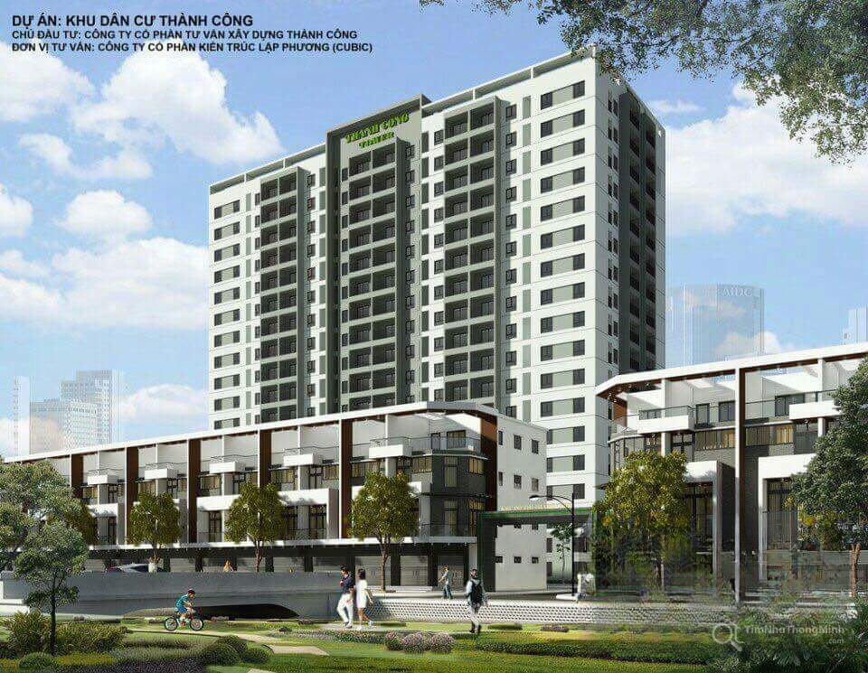 Thành Công Tower Thái Bình Phối cảnh tổng thể dự án Thành Công Tower Thái Bình