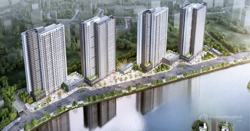 Phối cảnh dự án The Island Bay tại Khu đô thị Ecopark