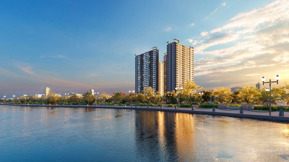 Phối cảnh tổng thể dự án The Rivana