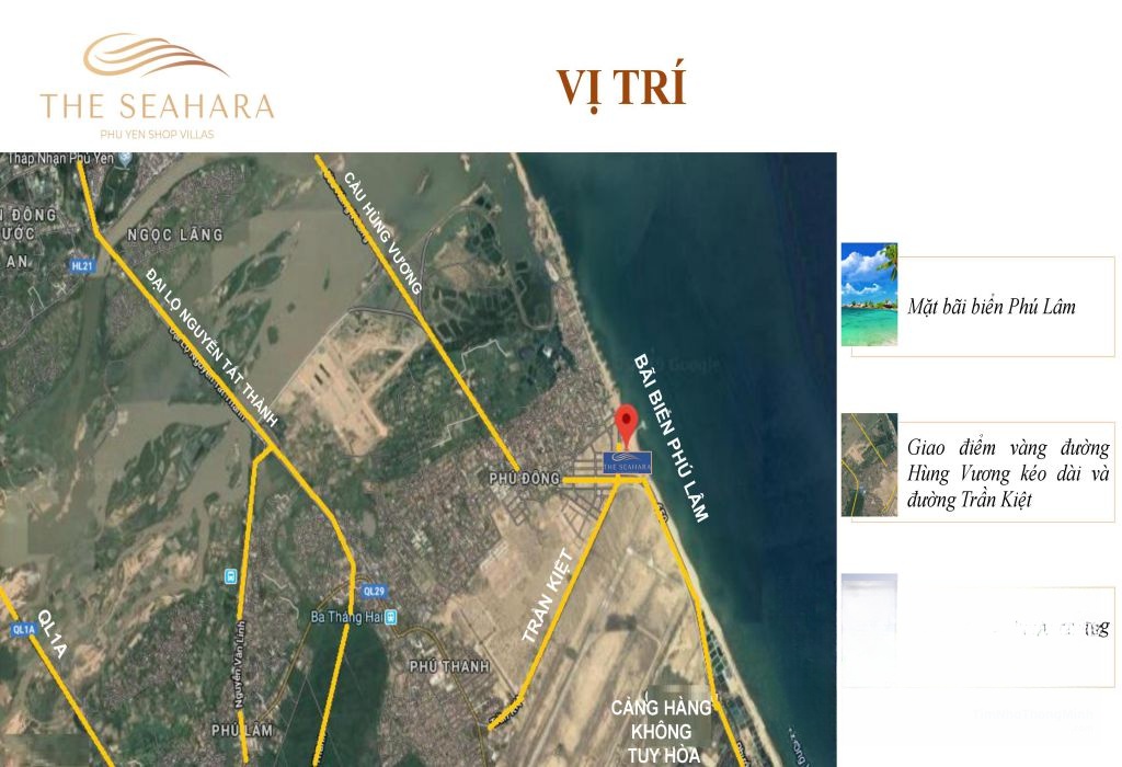 Vị trí dự án The Seahara trên bản đồ