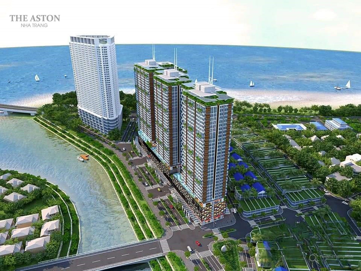 Phối cảnh tổng thể dự án The Aston Luxury Residence Nha Trang