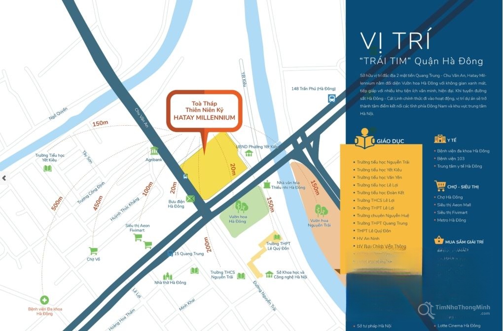 Vị trí dự án Hatay Millennium trên bản đồ