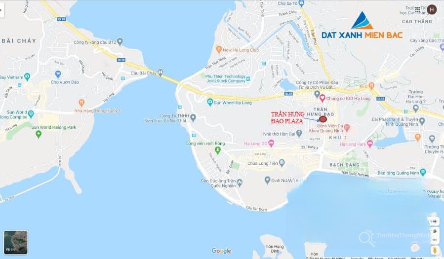 Vị trí dự án Trần Hưng Đạo Plaza