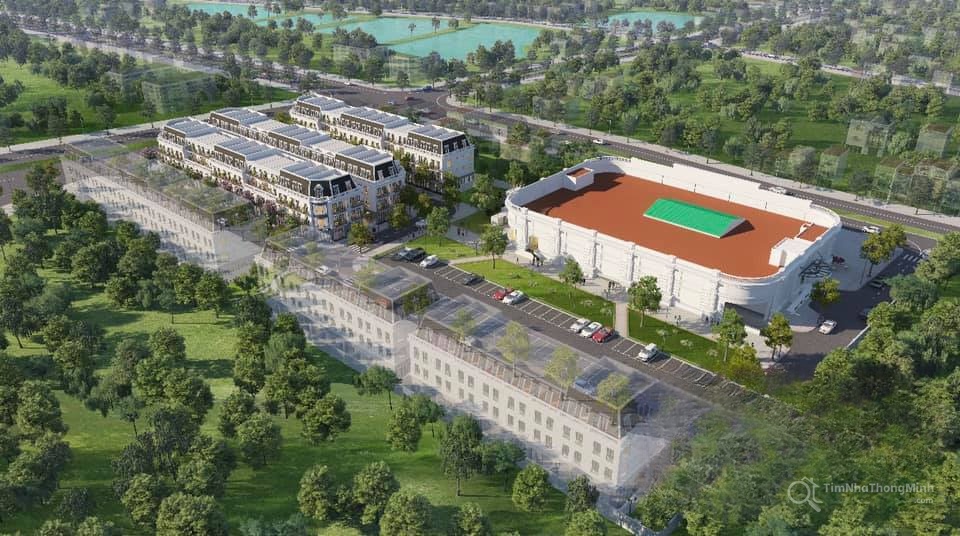 Vincom Shophouse Thái Hòa Phối cảnh tổng thể dự án Vincom Shophouse Thái Hòa