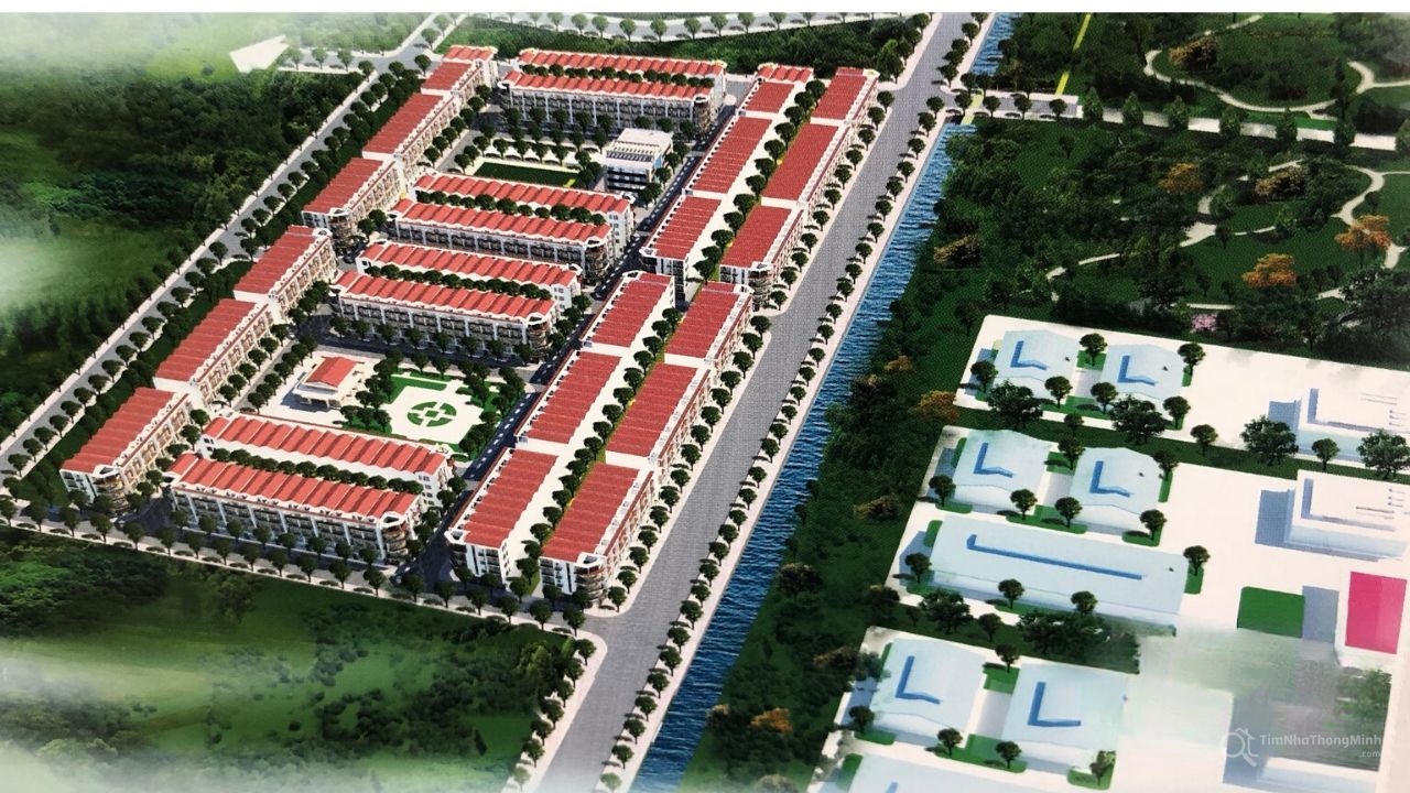 Phối cảnh tổng thể dự án Dũng Liệt Green City tại Yên Phong, Bắc Ninh